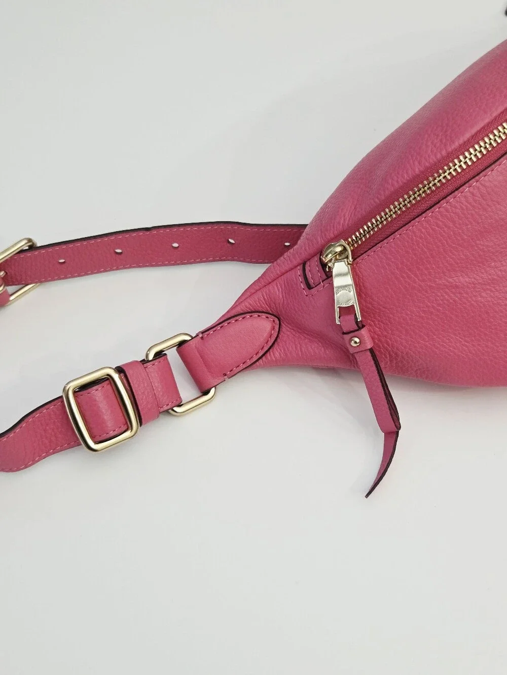 COACH BELT BAG FANNY PACK CROSSBODY PINK PEBBLE LEATHER F48738
